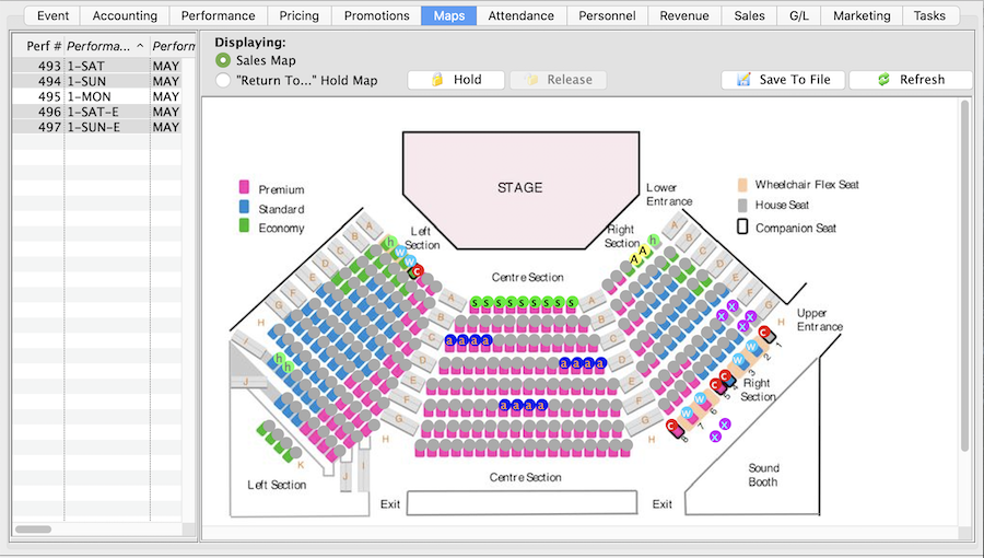 Held Seats On Map