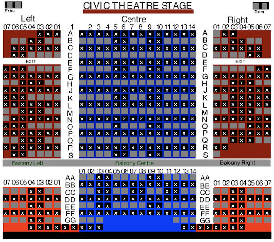 Social Distancing Seating Example
