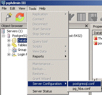 Postgres list databases